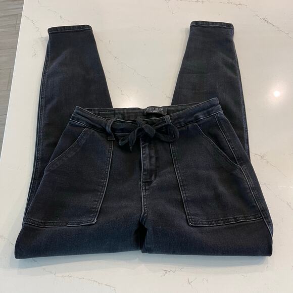 Judy Blue Black Jeans‎ Denim Joggers Size 9 /29 - Picture 4 of 11